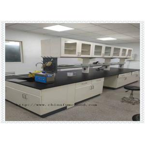 Custom Steel  Science Laboratory Furniture With Sink Wooden Case Package
