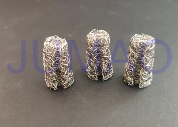 Stainless Steel Knitted Mesh Filters Abrasion Resistance For Auto Parts