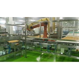 China Robot Depanner Continuous Hygiene Automatic Bread Production Line supplier