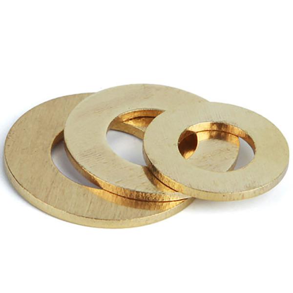 M3 - Arandela plana de cobre amarillo plana de encargo de las lavadoras de cerradura M24 DIN125