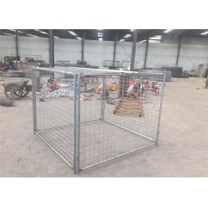 1500mm x 2000mm x 2000mm large size rubbish cage hot dipped galvanized rubbish cage contain
