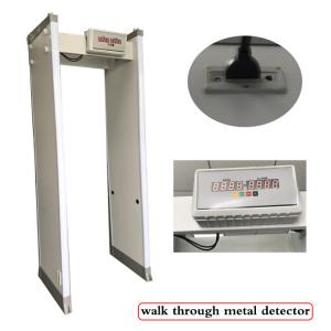China Waterproof Walk Through Security Scanners 33 Detection Zones For Sensitive Mental supplier