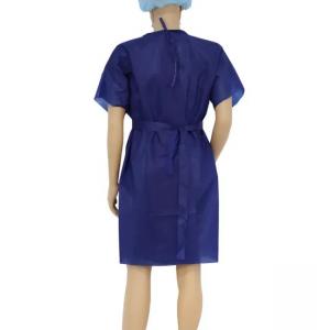 Sewing Or Ultrasonic Welding Disposable Isolation Gown 120*140cm For Hospital