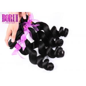 China Mink Indian Human Hair Extensions Loose Wave Thick Ends Dyed Bleached Soft supplier