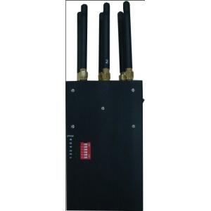 GSM / Blue Tooth GPS Signal Jammer 30dBm , Black 850mhz CDMA Jammer