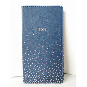 China Wooden Free Paper Custom Notebooks And Journals With A Blue PU Cover supplier