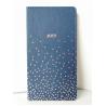 Wooden Free Paper Custom Notebooks And Journals With A Blue PU Cover