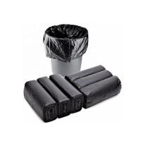 China Large Black HDPE LDPE Plastic Packing Bin Pouch Trash Garbage Bags for Cosmetic Packaging on sale