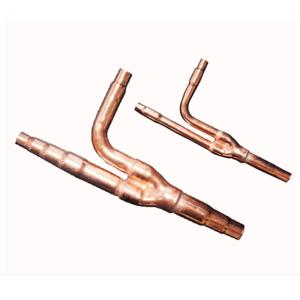 China High Durability Heat Exchanger Components of Branch Copper Pipe supplier