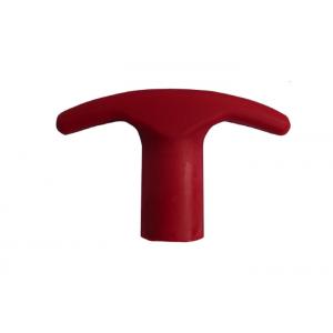 China Red Cable End Fittings Push - Pull Control Head For Engine Shut Down supplier