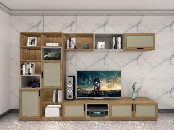 On Wall Cabinets Display Shelves By Melamine Board With Glass Racks And Floor