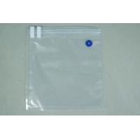 China Clear Food Saver Vacuum Seal Bags With 3 Side / Double Valve Vacuum Seal Storage Bags on sale