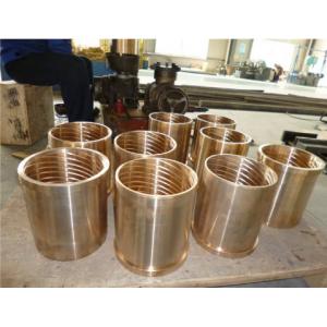 China QAL9-4 Cast Bronze Bushings ZCuAl9Fe4 Copper Gear Parts supplier