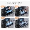 Smart Trash Can Automatic Bagging Smart Sensor Garbage Electric Touchless Square Automatic Bin Smart Home