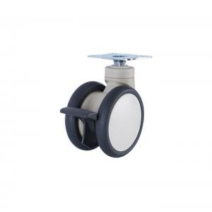 China Swivel 500 Lb Casters Polyurethane Heavy Duty Wheels for Medical Device supplier