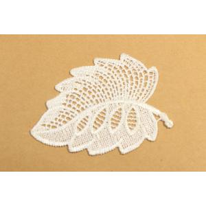China Ivory Bridal Lace Appliques 90mm Width Multipattern Multiusage supplier