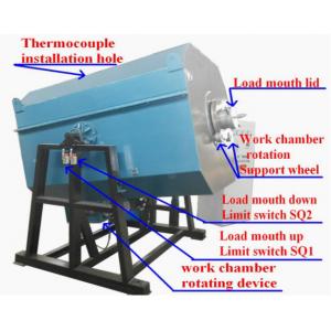 China Heat Treatment Tiltable Gas Carburizing Furnace Low Carbon Steel supplier