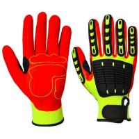 HPPE TPR Spandex Impact Mechanic Touch Screen Gloves 7
