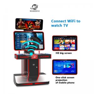 1080p Screen Cabinet Arcade Fighting Game Machine With Sanwa Controls Multi Games