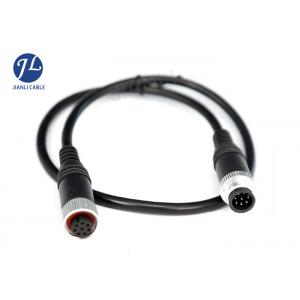 China Customized Slim 7 Pin Mini Din Cable Female To Male For Car DVD Monitoring System supplier