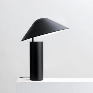 Modern Black Painted Cylindrical Hat Table Lamp Damo Table Lamp(WH-MTB-248)