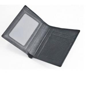 Custom RFID Mens Leather Wallet For Travelling / Shopping / Dating