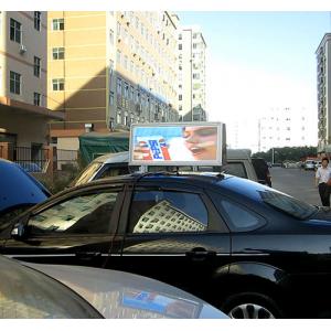 China 3G Wireless Wifi Taxi LED Display Full Color Double Sides Bus Led Display Screen supplier