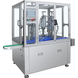 automatic can aerosol can filling machine liquid gas filling valve crimp Aerosol bag on valve Filling Machine