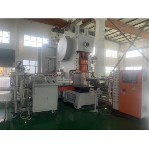 China Food Grade 80Ton Aluminium Foil Food Container Making Machine Semi Automatic supplier