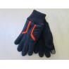 China Winter gloves for Men and Woven Robbin Cuff--Fleece Glove--Polyester glove-Touch screen glove for Smrt touch--Iphone Use wholesale