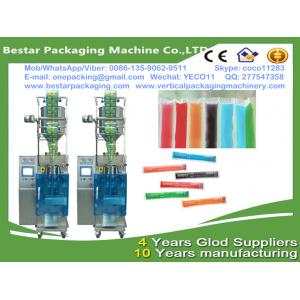 China Bestar packaging machine manufacturing Ice pop filling and packaging,ice lollipop sachet packing machine supplier