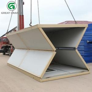 Relocatable Portable Folding Prefab Mezzanine Office Customizable