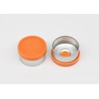 China 13mm Orange Pharmaceutical Injection Vial Caps With Pre-indentation on sale