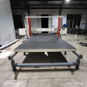 China Horizontal Latex Foam Cutting Machine With 2150mm Width High Accuracy wholesale