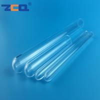 China Laboratory Test Tube Borosilicate Glass Tube Smooth Round Bottoms fully annealed on sale