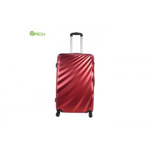 ABS PET Trolley Travel Hard Case Luggage With Spinner Wheels