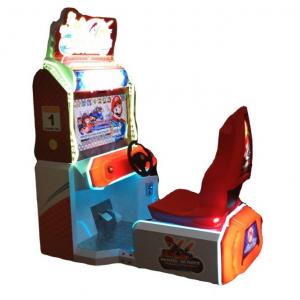 Mario Karting Kids Arcade Car Racing Machine With 32'' Monitor