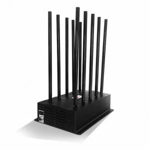 China Customized Frequency Anti-RCIED Mobile Wifi Vhf Uhf Radio 10 Channel Signal Jammer For VIP Convoy supplier