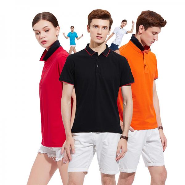 Size 5XL Cotton Fabric Polo Shirts SGS Flyita Casual Work Polo Shirt