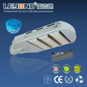 China Super Bright IP66 Waterproof LED Street Lighting , road led lights 110lm - 120lm / w supplier