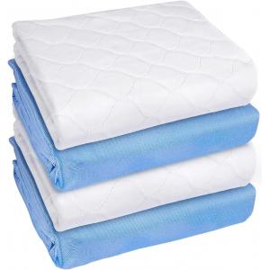 Reusable Incontinence Protection with Plain Woven Microfiber Washable Adult Bed Pad