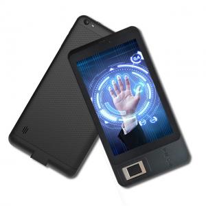 High Quality Android 7 inch  touch screen Black Fingerprint Android Tablet with Barcode Scanner FP07