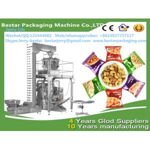 4 edges sealing automatic nuts peanut cashew nut coconut dry frutis packing machine Bestar packaging