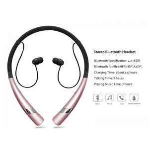 Bluetooth Headset HV-960 Wireless Bluetooth Headphones Earbuds with Flexible Neckband