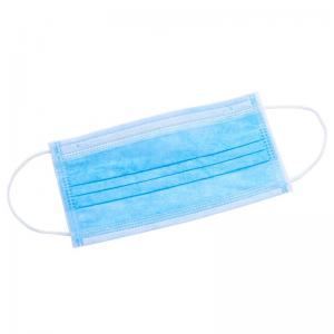 Non Stimulating Disposable Non Woven Face Mask Size 175 * 95mm Low Breathing Resistance