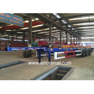 China JOST 28ton Shipping Container Semi Trailer 40ft Flatbed Semi Trailer With ABS Brake supplier