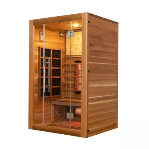 Sitio infrarrojo de la sauna del carbono del infrarrojo de la persona casera de lujo de la sauna 2 para el peso que pierde