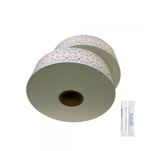 China PE Coated Packaging Film Roll for Custom Logo Salt and Pepper Packaging Material supplier