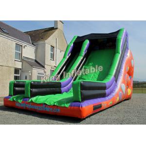 China Commercial PVC Celebration Inflatable Dry Slide 26*16*18 Feet With CE Blowers wholesale