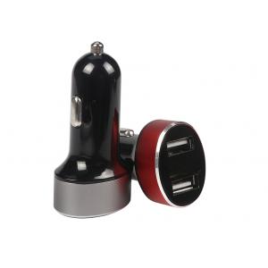 China Metal Shell Car Charger Adapter Output DC 3.1A Dual USB Over Current Protection supplier